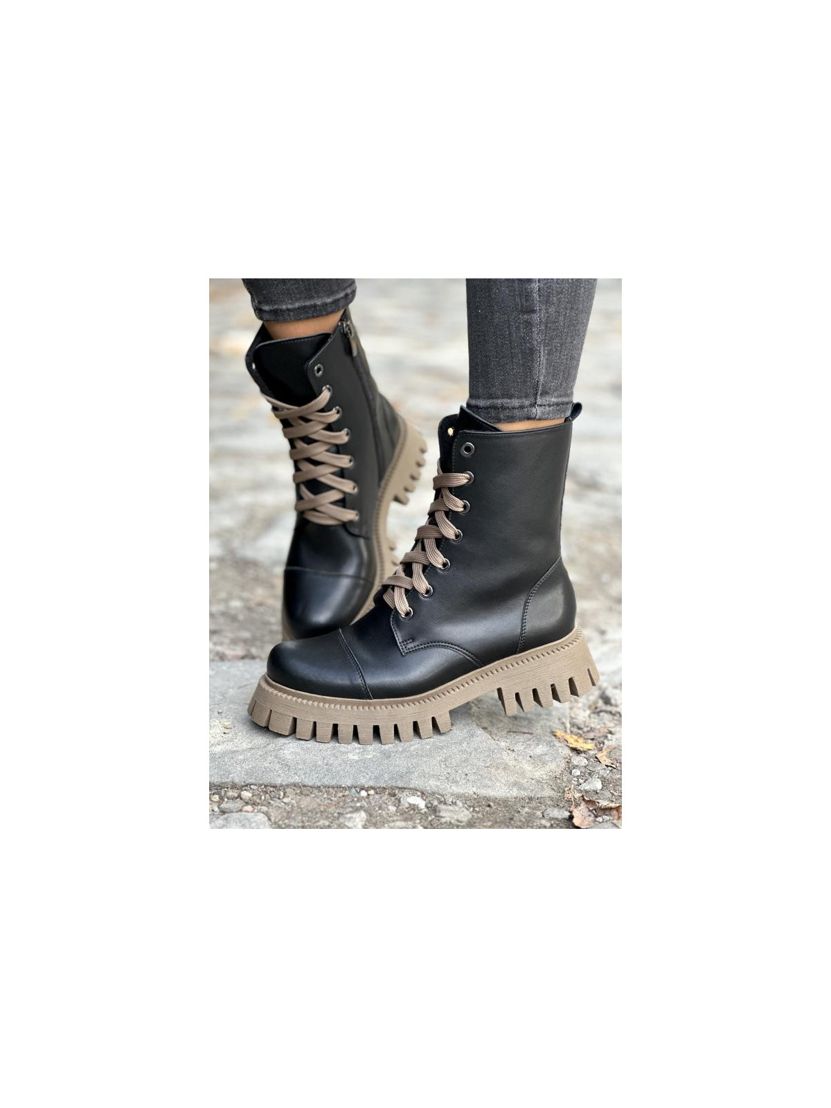 Trapery damskie skórzane OLEKSY polskiej produkcji