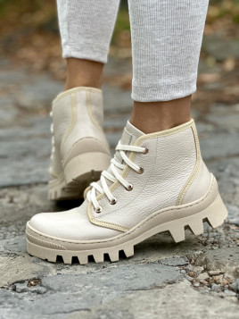 Stylowe trapery ze skóry OLEKSY Polskiej produkcji