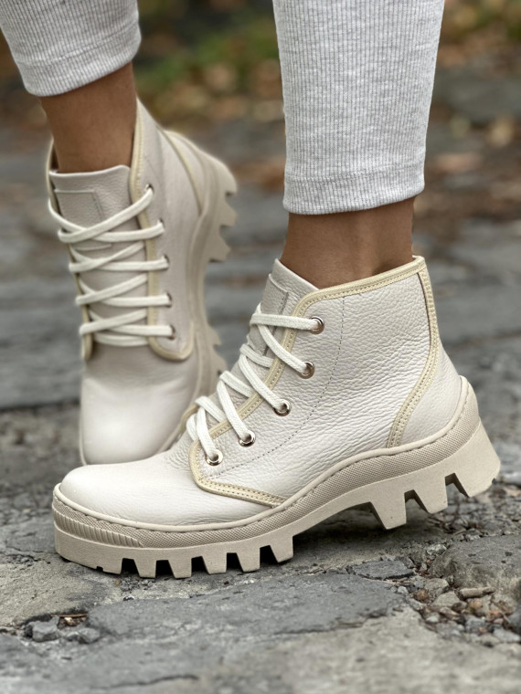 Stylowe trapery ze skóry OLEKSY Polskiej produkcji