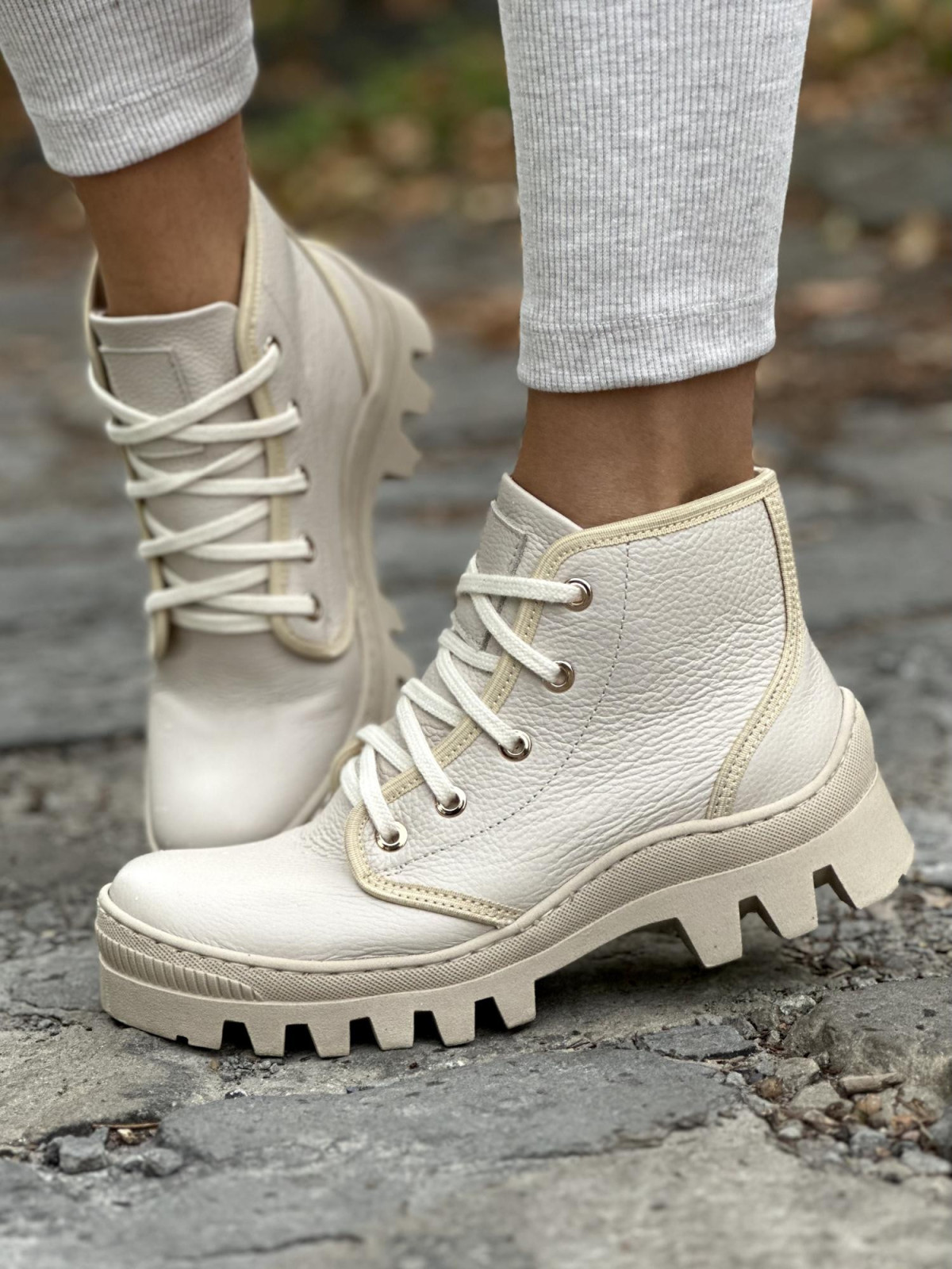 Stylowe trapery ze skóry OLEKSY Polskiej produkcji