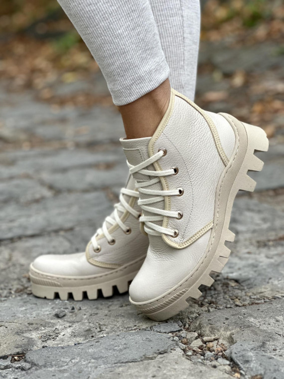 Stylowe trapery ze skóry OLEKSY Polskiej produkcji