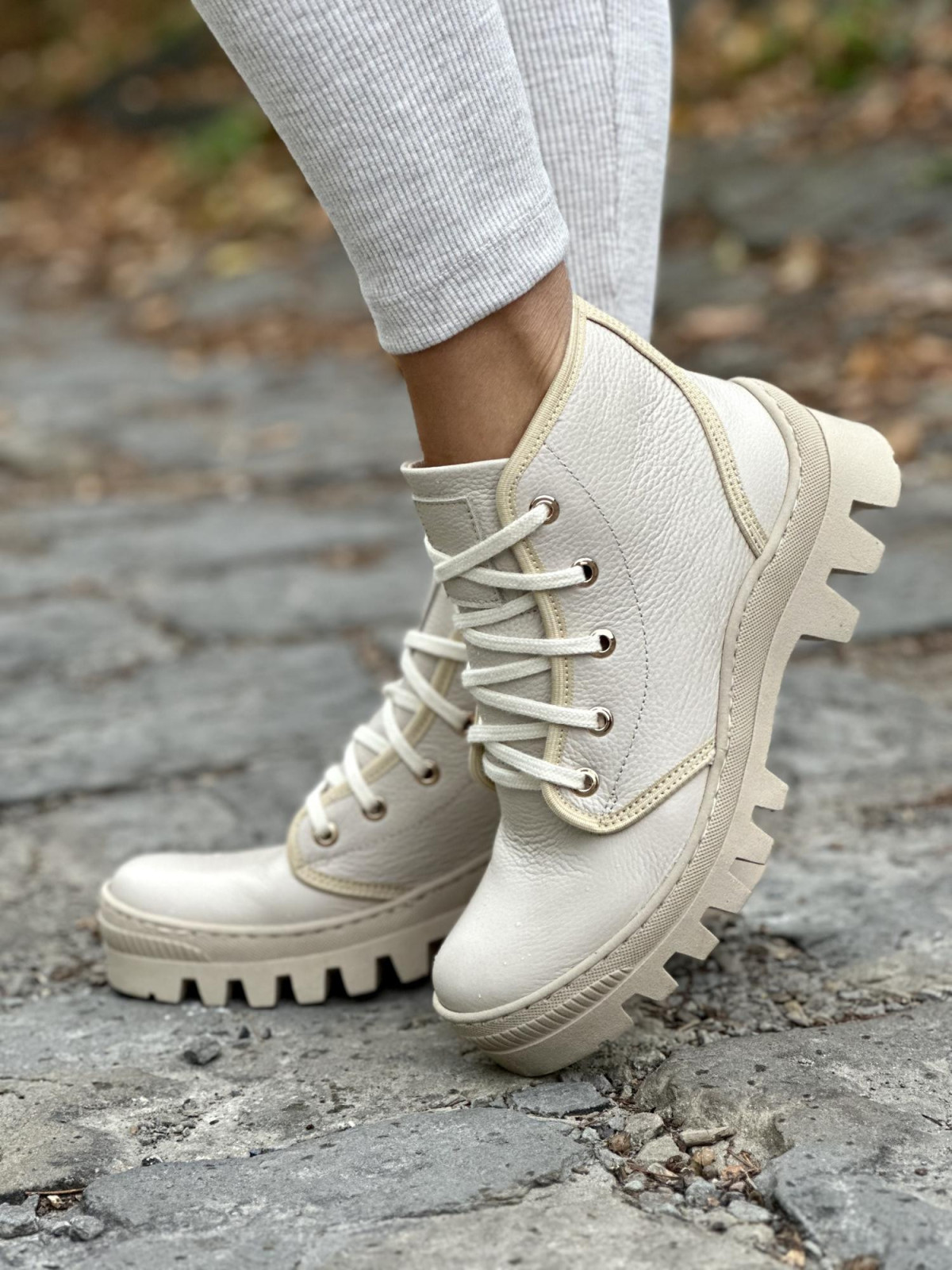 Stylowe trapery ze skóry OLEKSY Polskiej produkcji