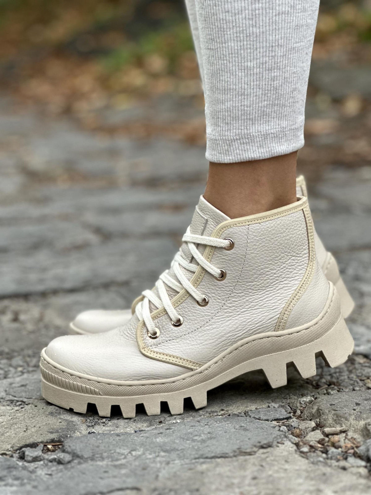 Stylowe trapery ze skóry OLEKSY Polskiej produkcji