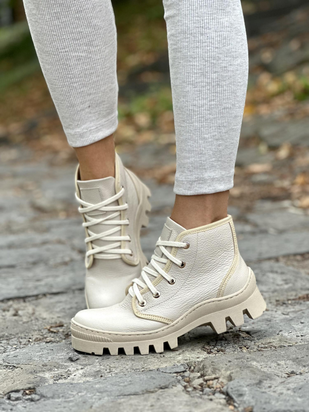 Stylowe trapery ze skóry OLEKSY Polskiej produkcji