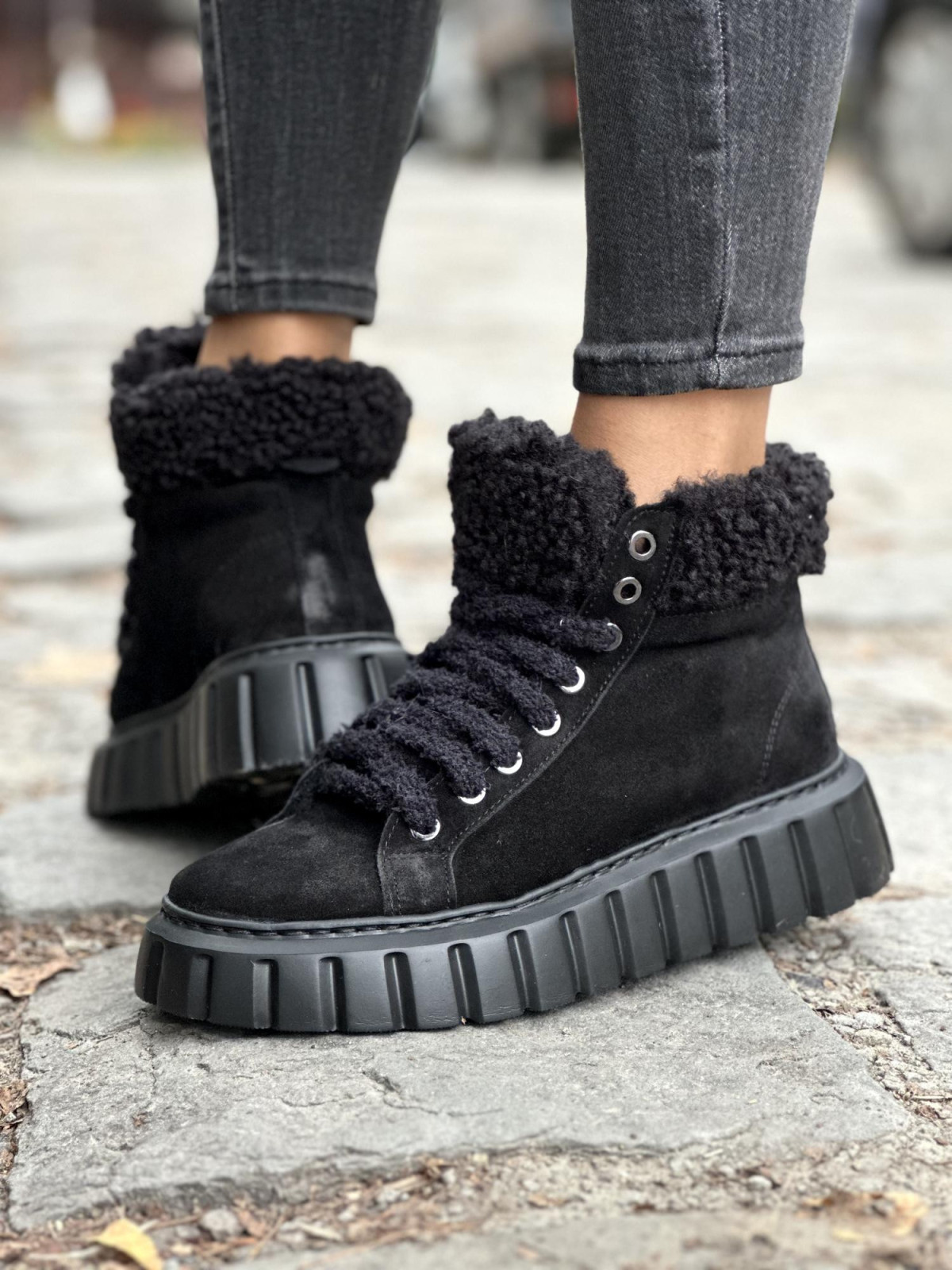 Śniegowce skórzane OLEKSY Polskiej produkcji