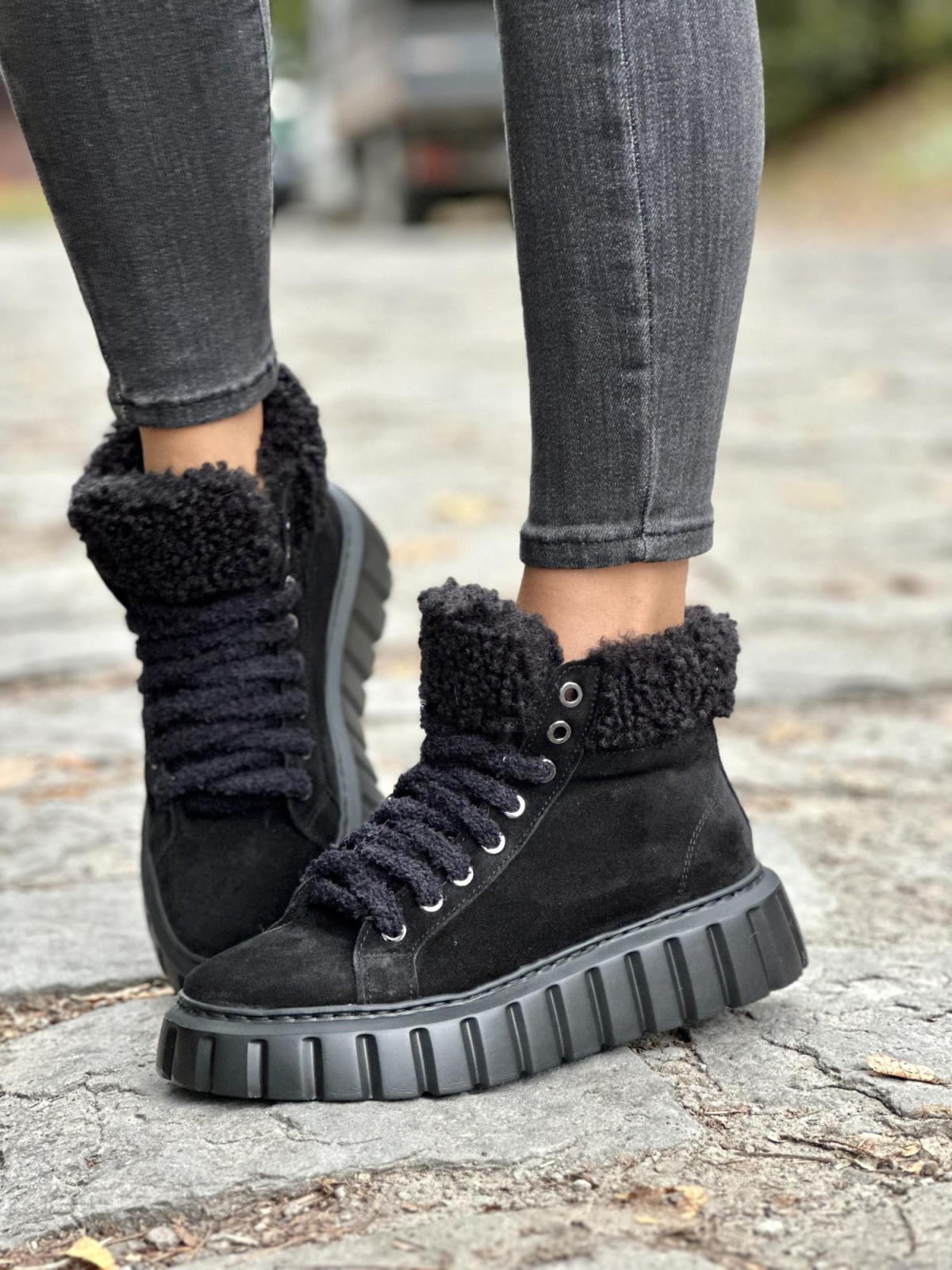 Śniegowce skórzane OLEKSY Polskiej produkcji