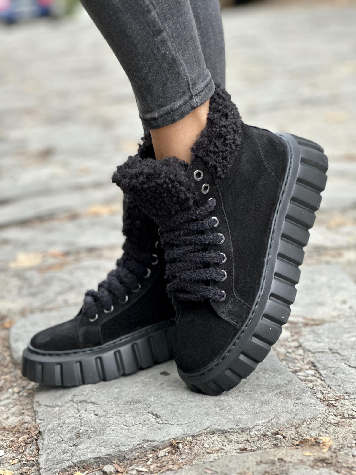 Śniegowce skórzane OLEKSY Polskiej produkcji