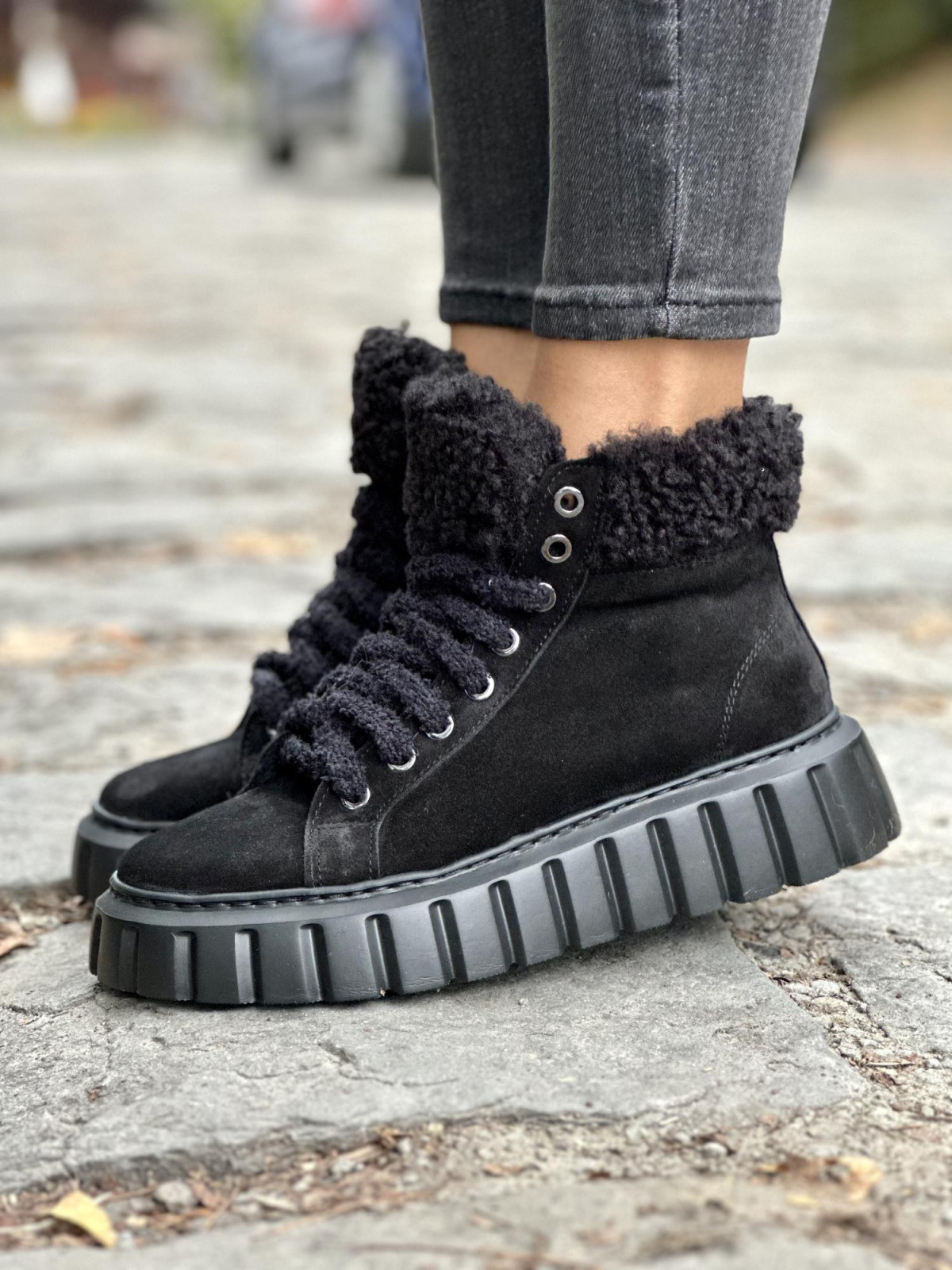 Śniegowce skórzane OLEKSY Polskiej produkcji