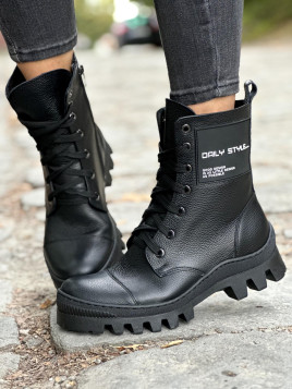 Nowoczesne trapery ze skóry OLEKSY Polskiej produkcji