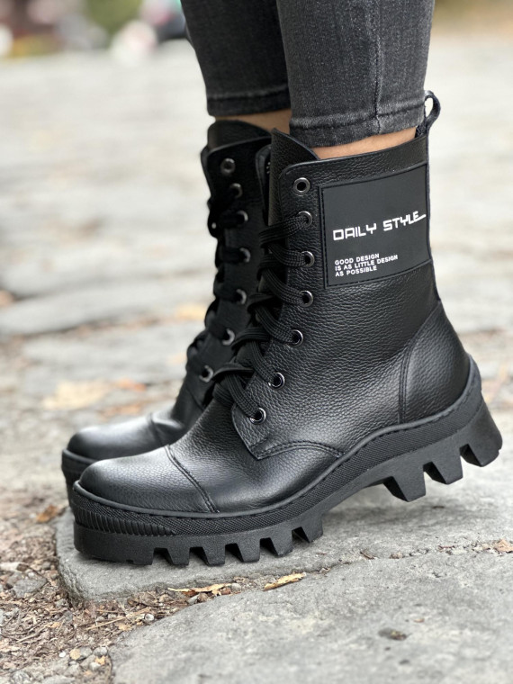 Nowoczesne trapery ze skóry OLEKSY Polskiej produkcji