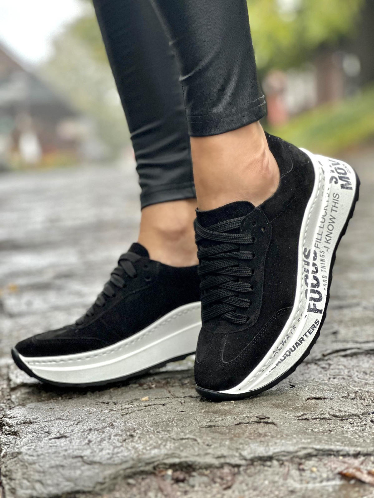 Sneakersy OLEKSY ze skóry naturalnej, Polskiej produkcji