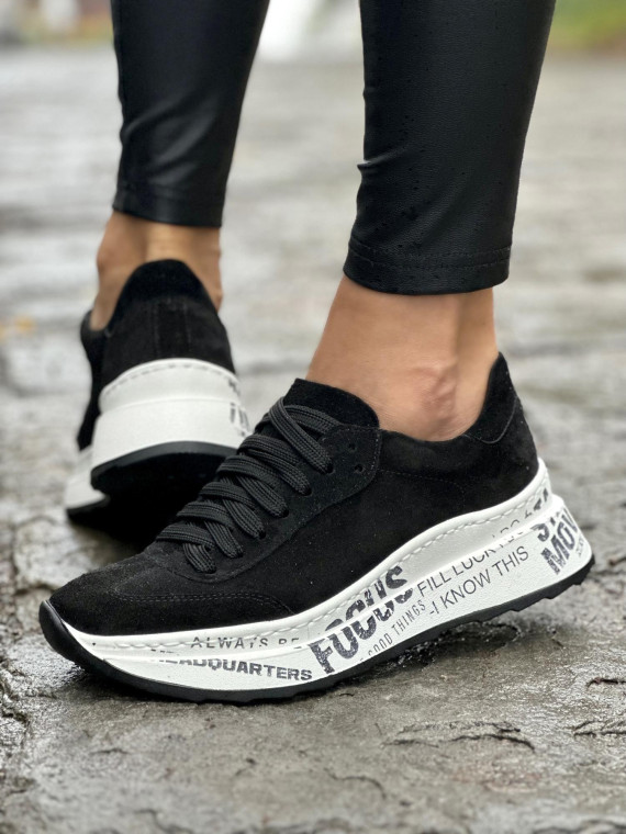 Sneakersy OLEKSY ze skóry naturalnej, Polskiej produkcji