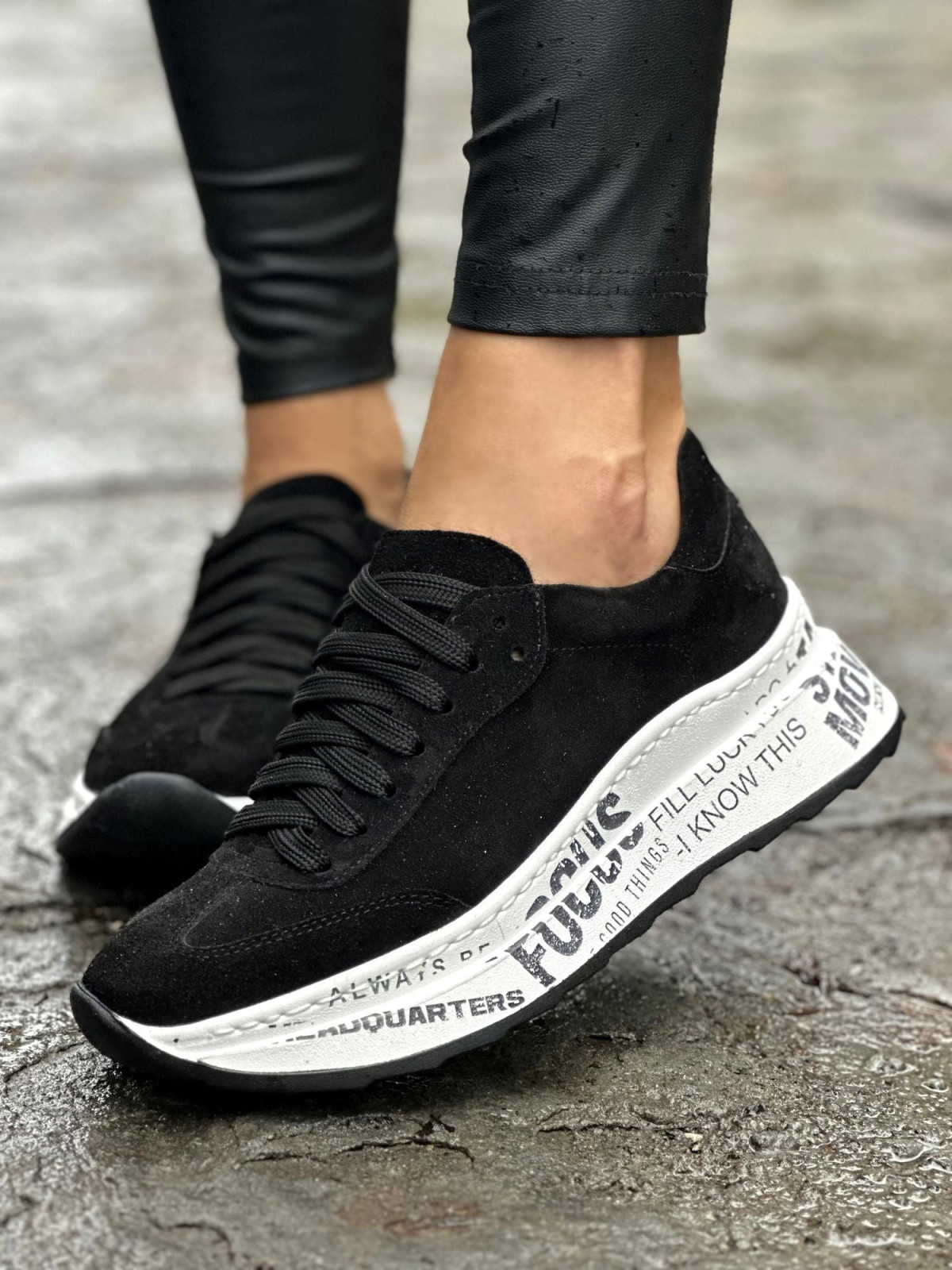 Sneakersy OLEKSY ze skóry naturalnej, Polskiej produkcji