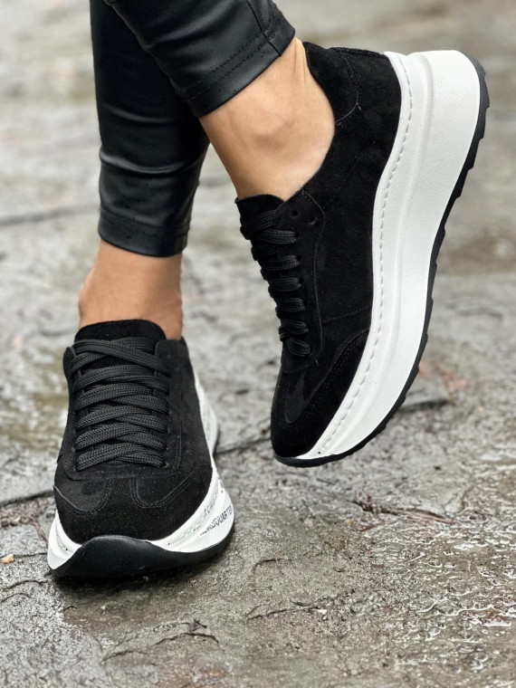 Sneakersy OLEKSY ze skóry naturalnej, Polskiej produkcji