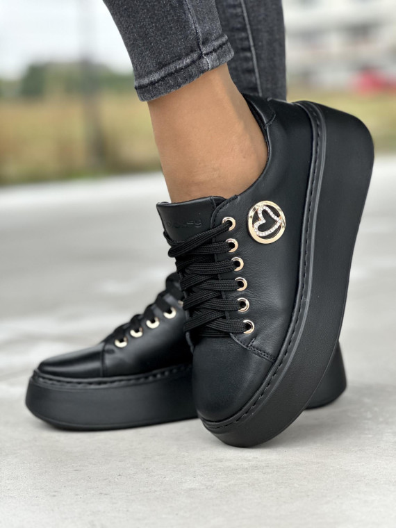 Nowoczesne sneakersy OLEKSY ze skóry naturalnej