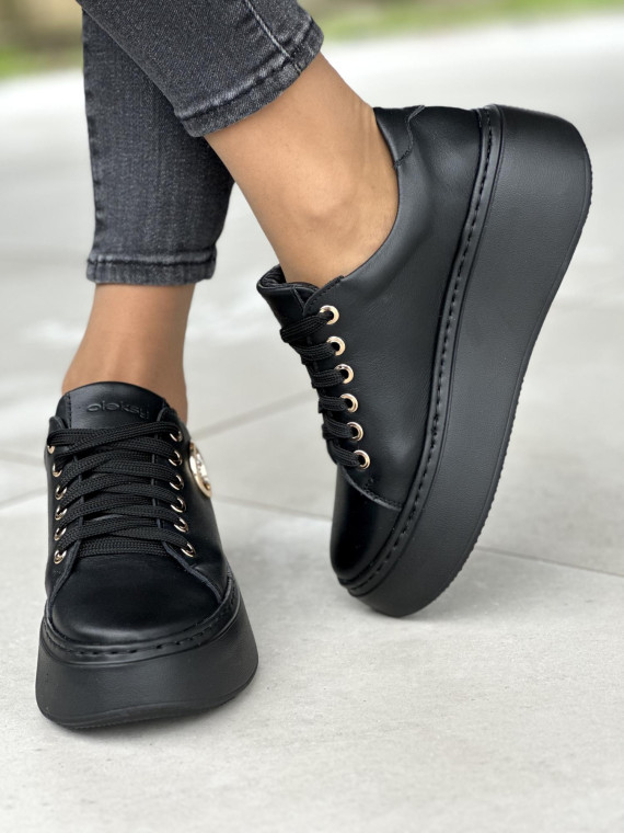 Nowoczesne sneakersy OLEKSY ze skóry naturalnej