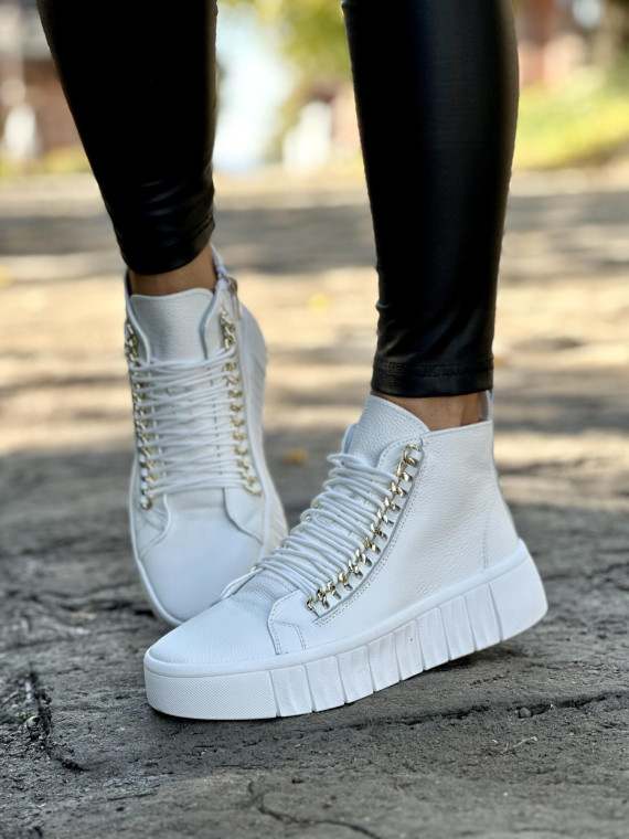 Sneakersy ze skóry OLEKSY, Polskiej produkcji