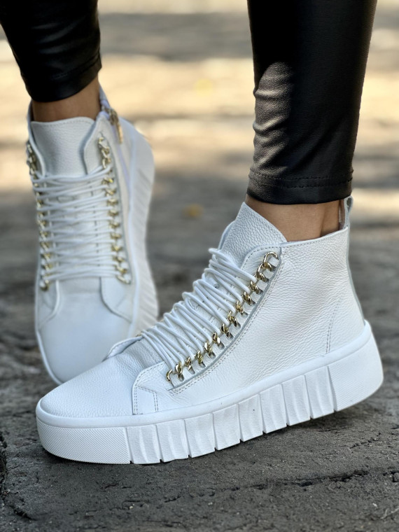 Sneakersy ze skóry OLEKSY, Polskiej produkcji