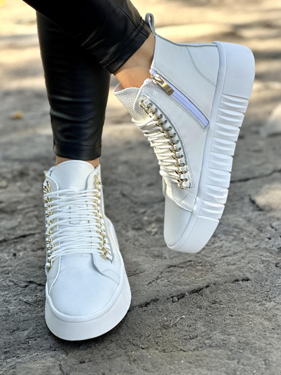 Sneakersy ze skóry OLEKSY, Polskiej produkcji