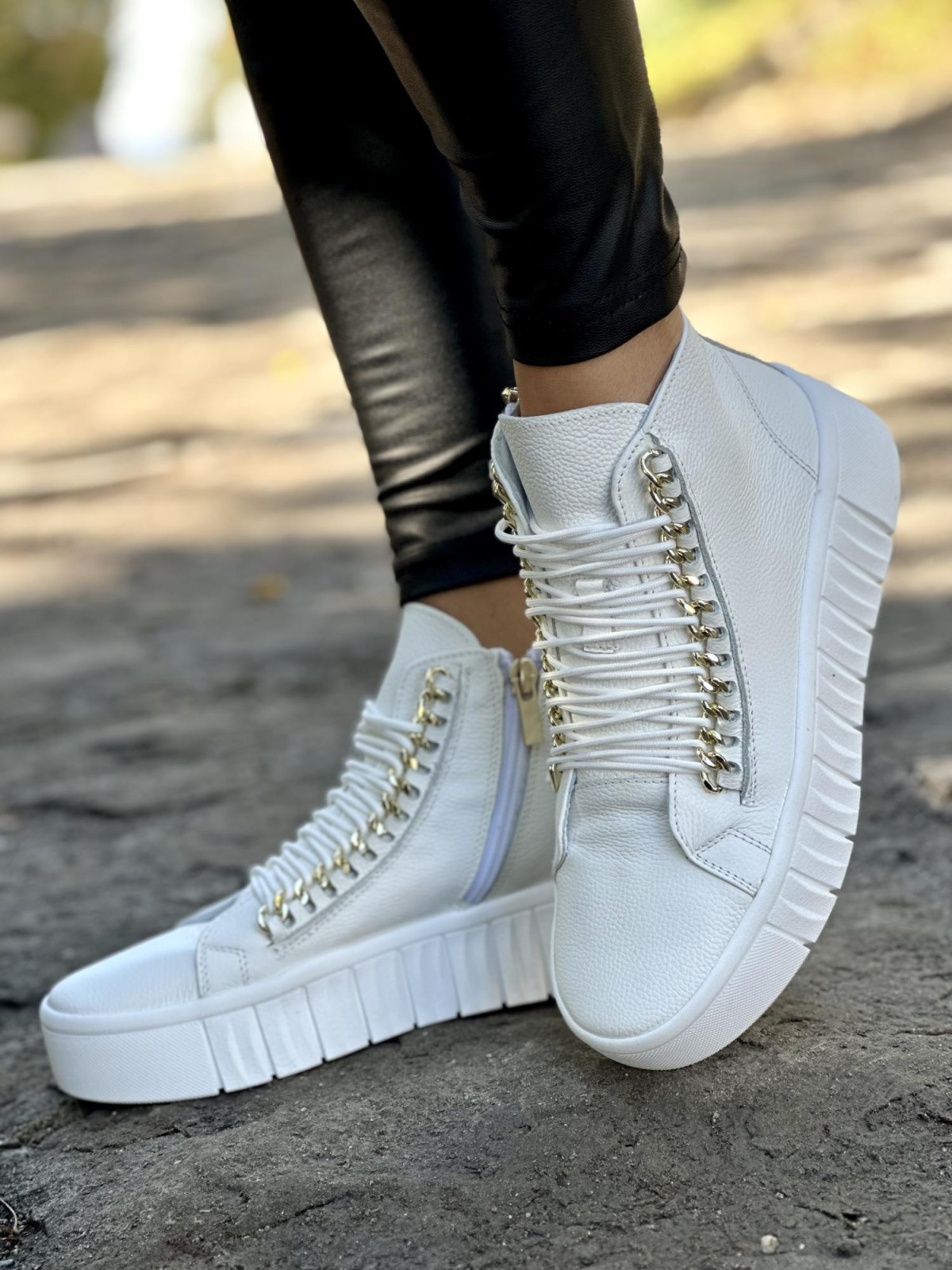 Sneakersy ze skóry OLEKSY, Polskiej produkcji