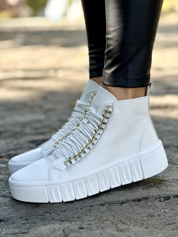 Sneakersy ze skóry OLEKSY, Polskiej produkcji