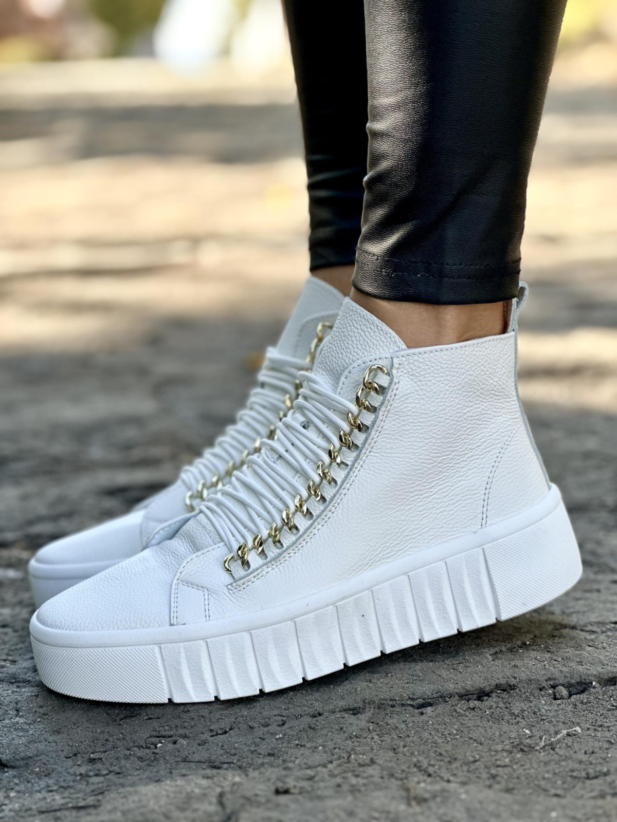 Sneakersy ze skóry OLEKSY, Polskiej produkcji