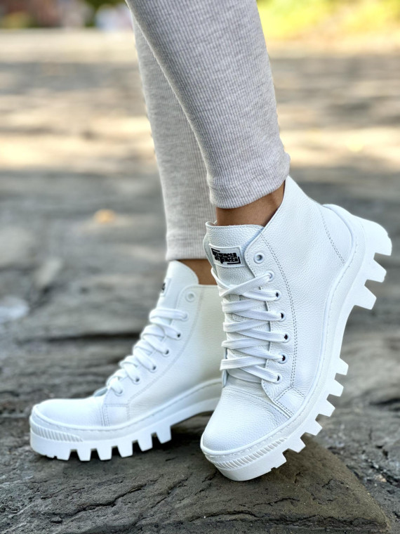 Trapery damskie skórzane OLEKSY Polskiej produkcji