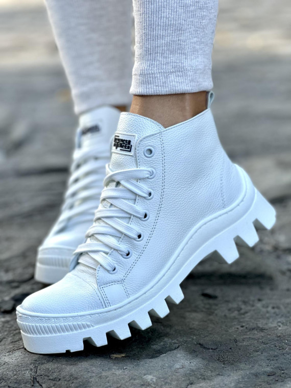 Trapery damskie skórzane OLEKSY Polskiej produkcji