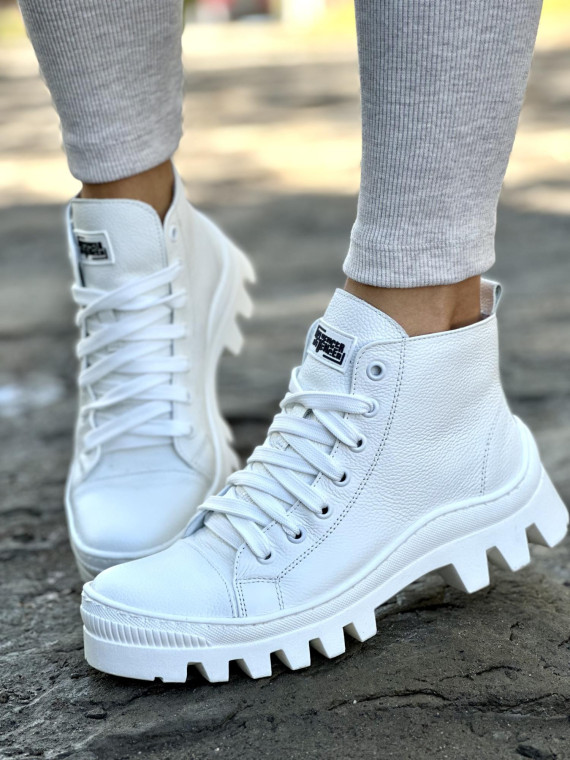 Trapery damskie skórzane OLEKSY Polskiej produkcji