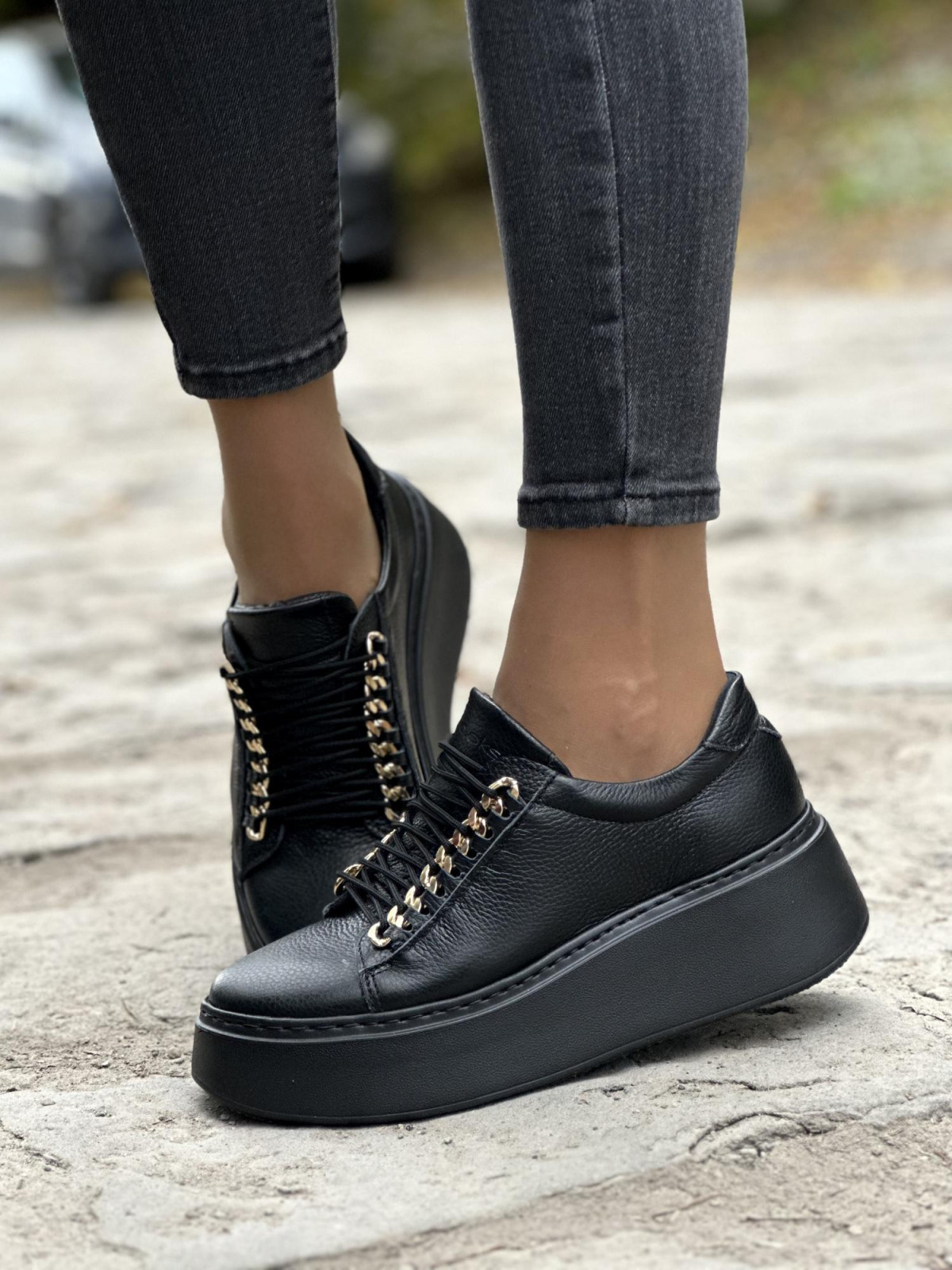 Eleganckie skórzane sneakersy OLEKSY Polskiej produkcji