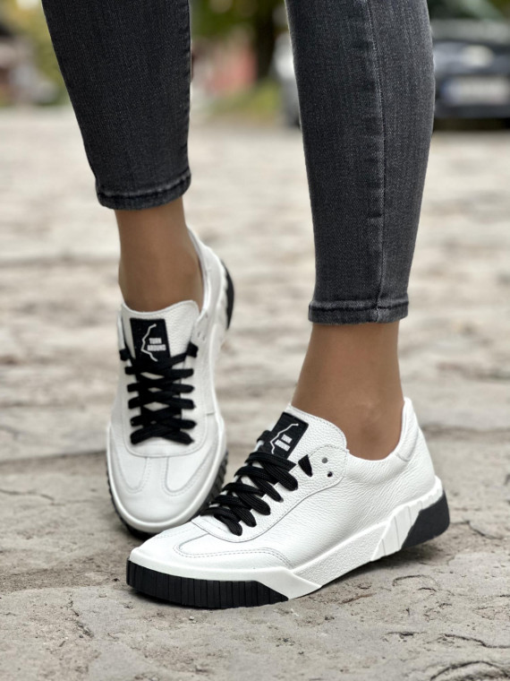 Wyjątkowe sneakersy OLEKSY ze skóry naturalnej Polskiej produkcji