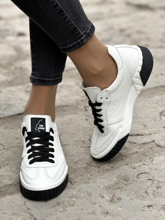 Wyjątkowe sneakersy OLEKSY ze skóry naturalnej Polskiej produkcji