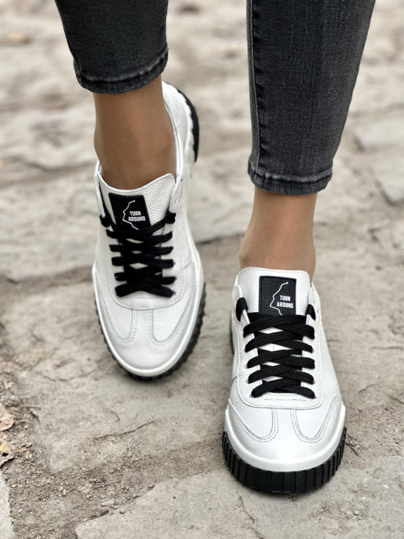 Wyjątkowe sneakersy OLEKSY ze skóry naturalnej Polskiej produkcji