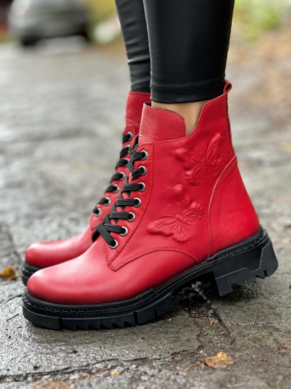 Wyjątkowe trapery ze skóry naturalnej