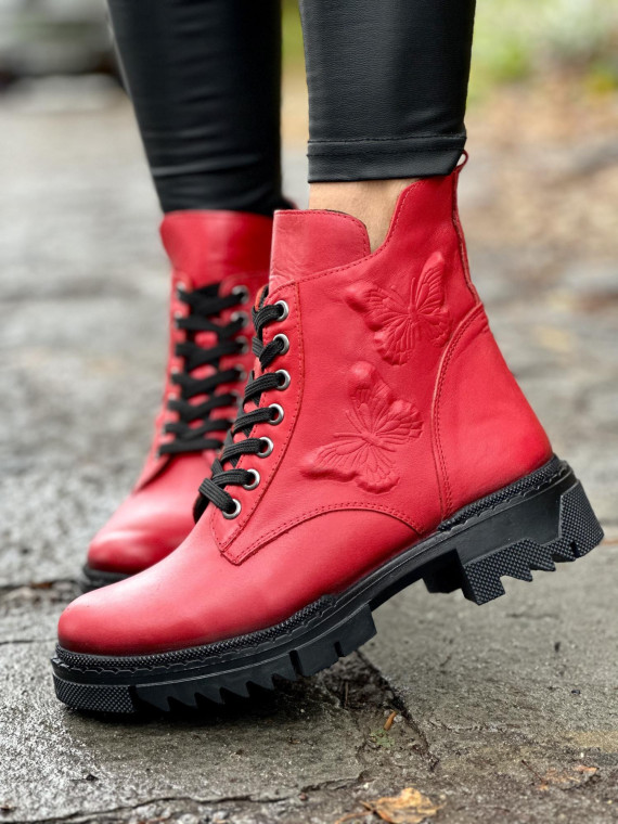 Wyjątkowe trapery ze skóry naturalnej