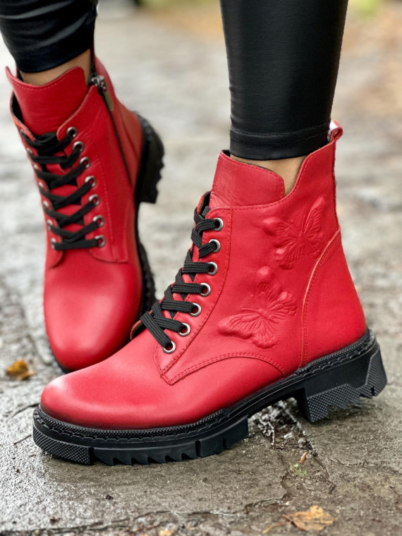 Wyjątkowe trapery ze skóry naturalnej