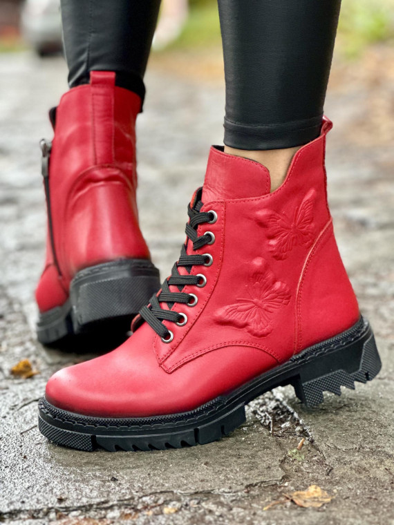 Wyjątkowe trapery ze skóry naturalnej