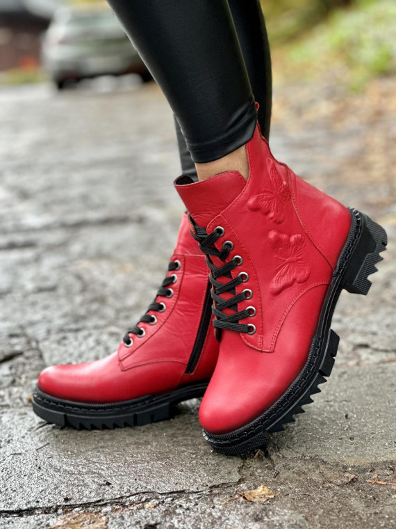 Wyjątkowe trapery ze skóry naturalnej