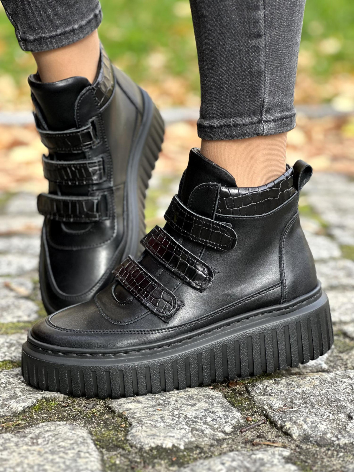 Sneakersy OLEKSY ze skóry naturalnej, Polskiej produkcji