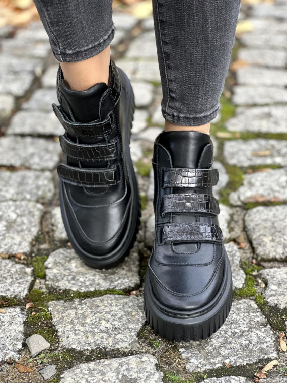 Sneakersy OLEKSY ze skóry naturalnej, Polskiej produkcji