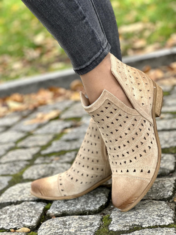 Kowbojki OLEKSY ze skóry naturalnej, Polskiej produkcji