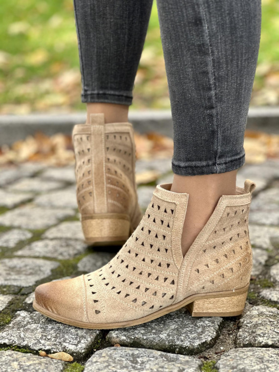 Kowbojki OLEKSY ze skóry naturalnej, Polskiej produkcji