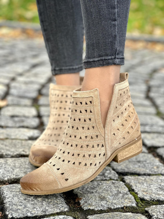 Kowbojki OLEKSY ze skóry naturalnej, Polskiej produkcji