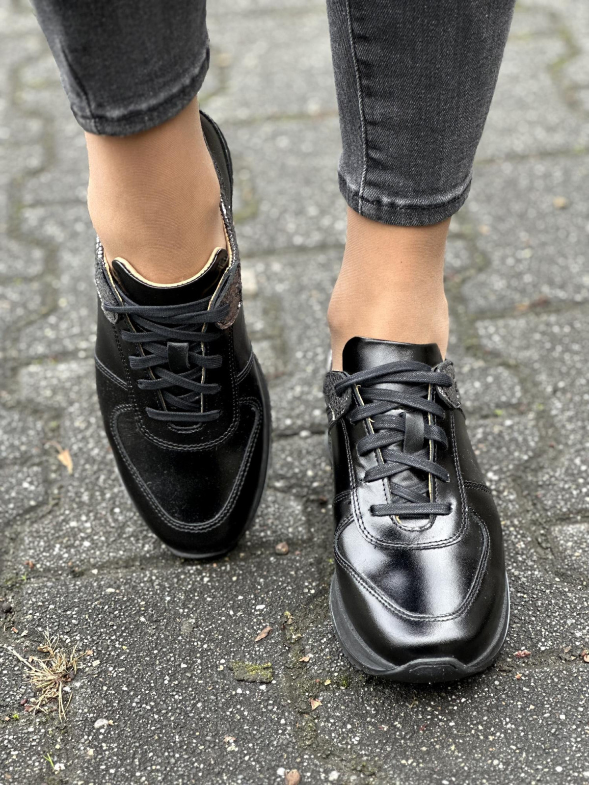 Eleganckie sneakesy skórzane Polskiej produkcji