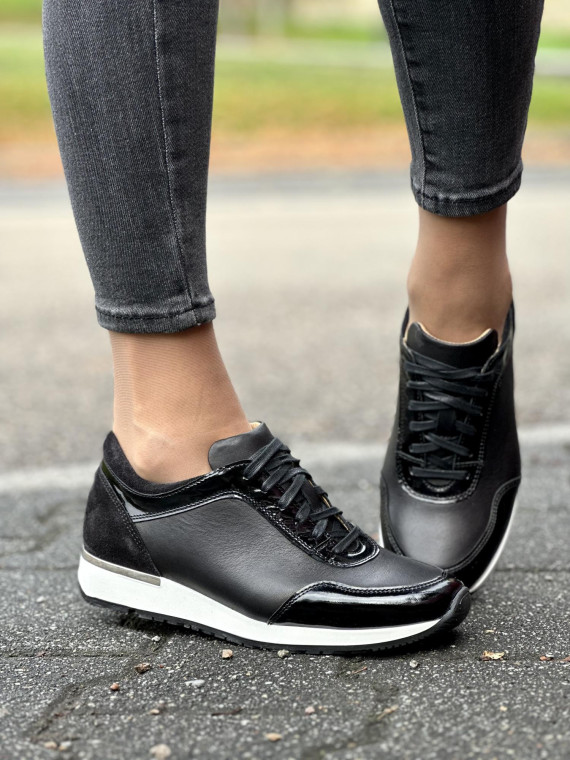 Eleganckie sneakesy skórzane Polskiej produkcji