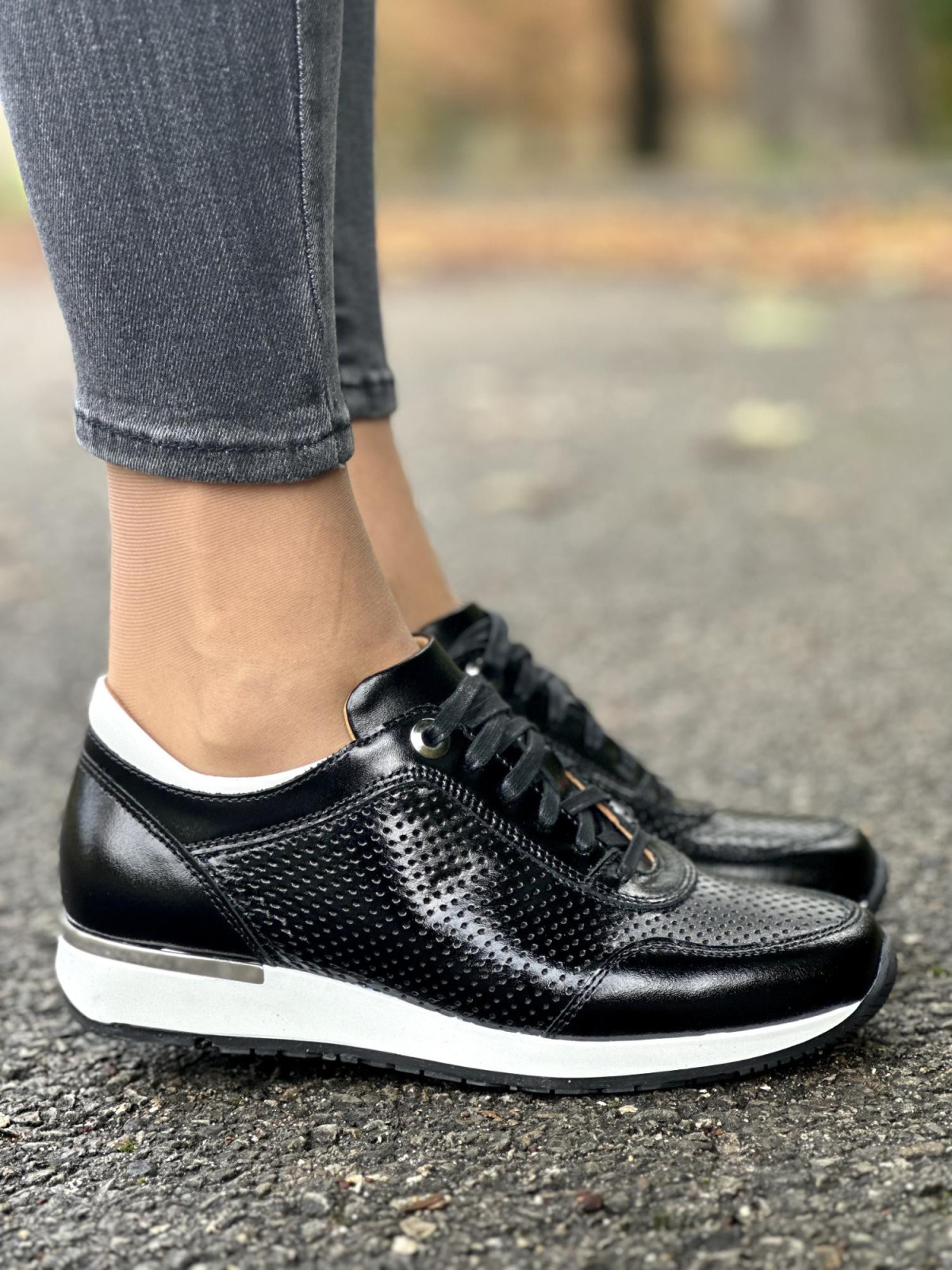 Sneakersy ze skóry naturalnej, Polskiej produkcji