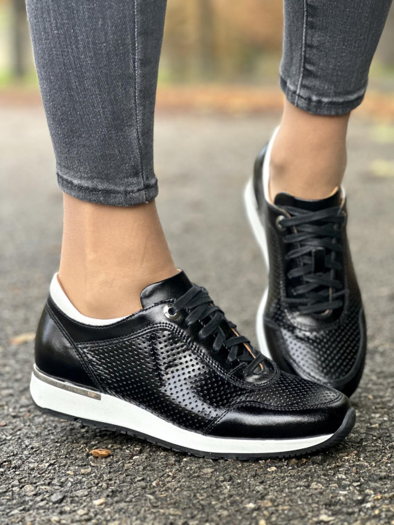 Sneakersy ze skóry naturalnej, Polskiej produkcji