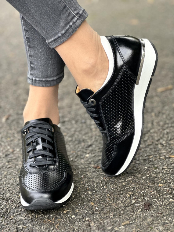 Sneakersy ze skóry naturalnej, Polskiej produkcji