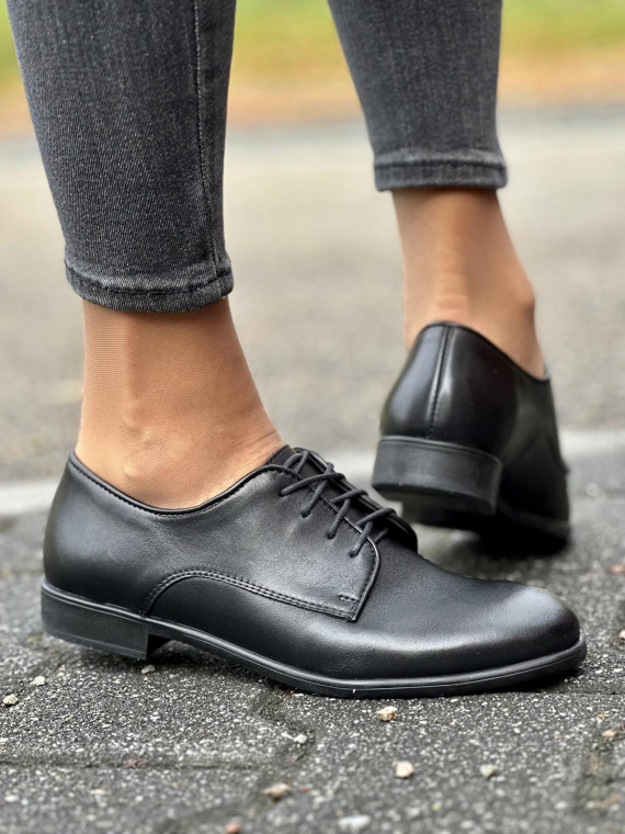 Damskie półbuty ze skóry naturalnej, Polskiej produkcji