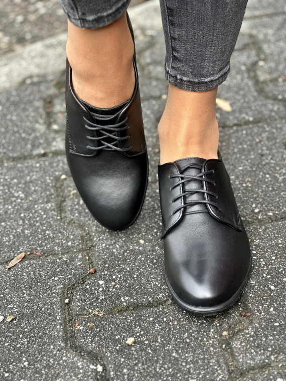 Damskie półbuty ze skóry naturalnej, Polskiej produkcji